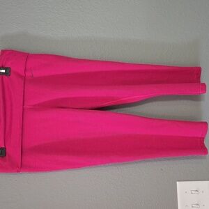 Nike Dri-Fit Foldover Waist Pink Exercise Leggings Size Large